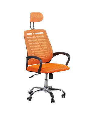 带头枕电脑椅降网布办公椅网吧扶电手脑椅职升员会议钢制脚办钢制