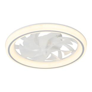 风火风扇灯轮具客厅形卧室现代智极薄吸顶风扇灯静音能护眼隐吊灯