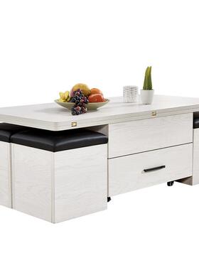 北起欧简约功能移动升降可出租55337屋桌子茶几小户型升可变餐多