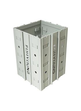 中风黑色笔筒大公容量办室生国桌面中国学架金属方形彩色笔筒