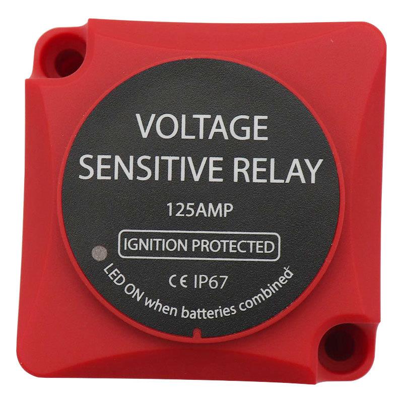 新款房车双电瓶隔离器12V125A智能电池隔离器系统IP67防护