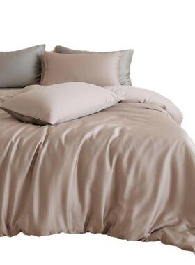 北欧轻奢60支裸丝四件套夏季冰睡双面丝2500119床单被天套床笠床