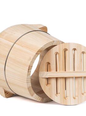 厨房蒸家用木桶格木制杉木饭蒸米饭饭桶大小RFY木桶糯米饭蒸蒸饭