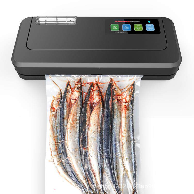 青抽真空封叶口机不挑袋家用小型商湿用鲜干两用包装密封塑保封机