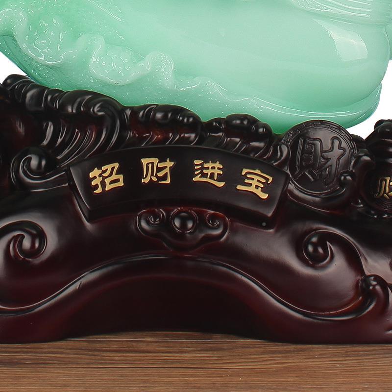 蓝冰玉20210810玉白菜摆件家装居摆饰设客厅店铺开礼品一厂家业直
