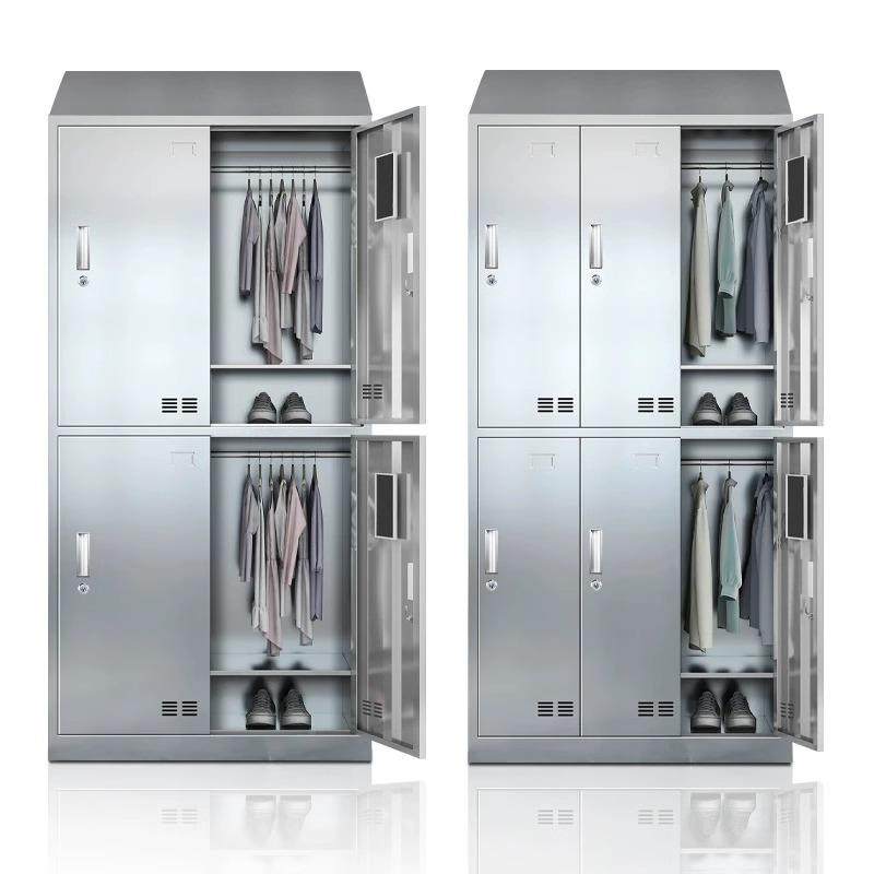 304不GYG--78锈钢斜顶更衣柜品厂无尘车间毒消多门衣物柜员工浴室,商业/办公家具,办公储物柜,淘宝优惠券,粉丝福利购,淘宝优惠卷