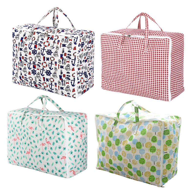 多功能棉被收纳袋复防水膜拉链款大号收纳包衣橱整理0987