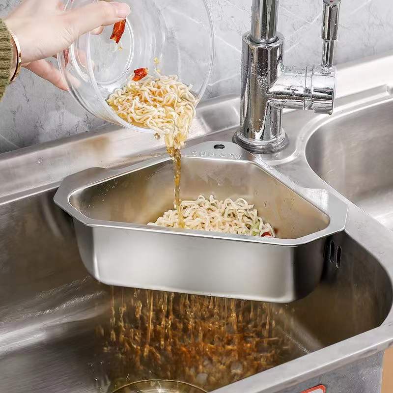 厨房沥水篮可挂式滤水筐洗碗池