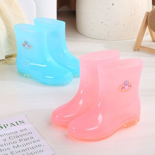 新款果冻雨鞋女时尚外穿水靴成人中筒女士防水鞋防滑雨靴胶鞋