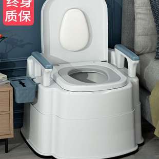 卫生桶老年人便坐器成家用移动马孕妇室内盆椅座子可携式 防臭大人