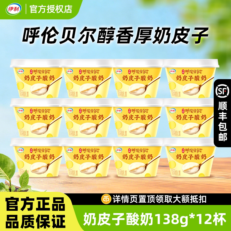 伊利宫酪奶皮子酸奶醇香厚奶皮日常零食独特酪香138g多规格组合