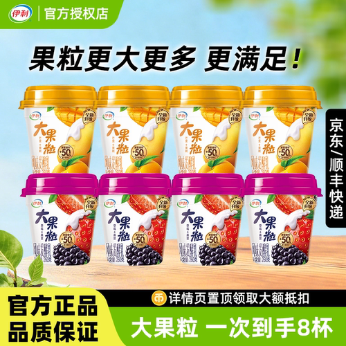 伊利大果粒酸奶混合水果风味酸奶
