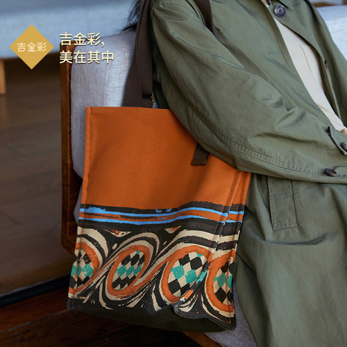 帆布包吉金彩古风原创马家窑古风