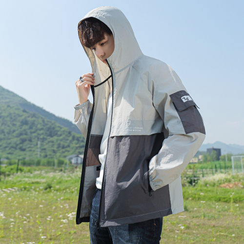 男士防晒服夏季新款连帽