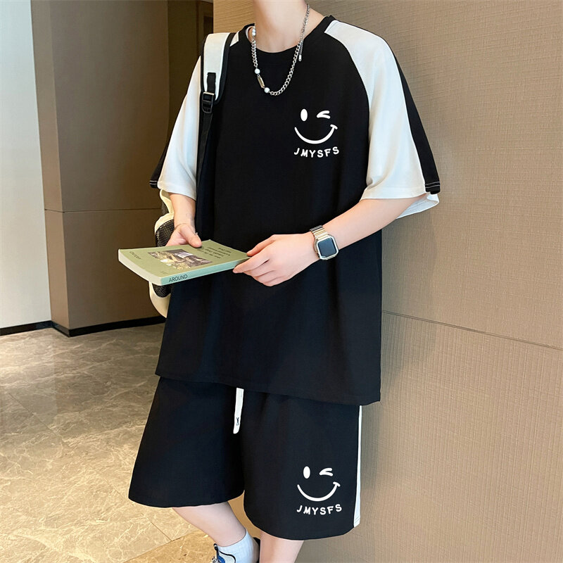 青少年大童睡衣男款夏季2025新款冰丝薄款初中学生夏天家居服套装
