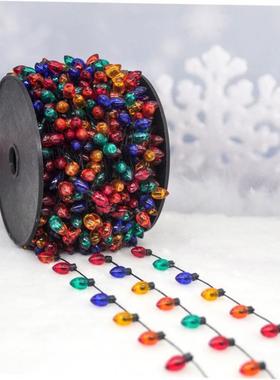1/3/5M Christmas Decoration Light String Xmas Wreath DIY Col