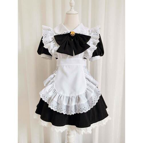 Black and white maid dress Princess dress女佣制服