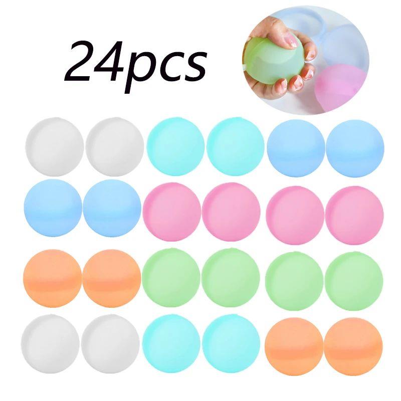 Water Balls Games Adults Kids Boys Summer Reusable Silicone