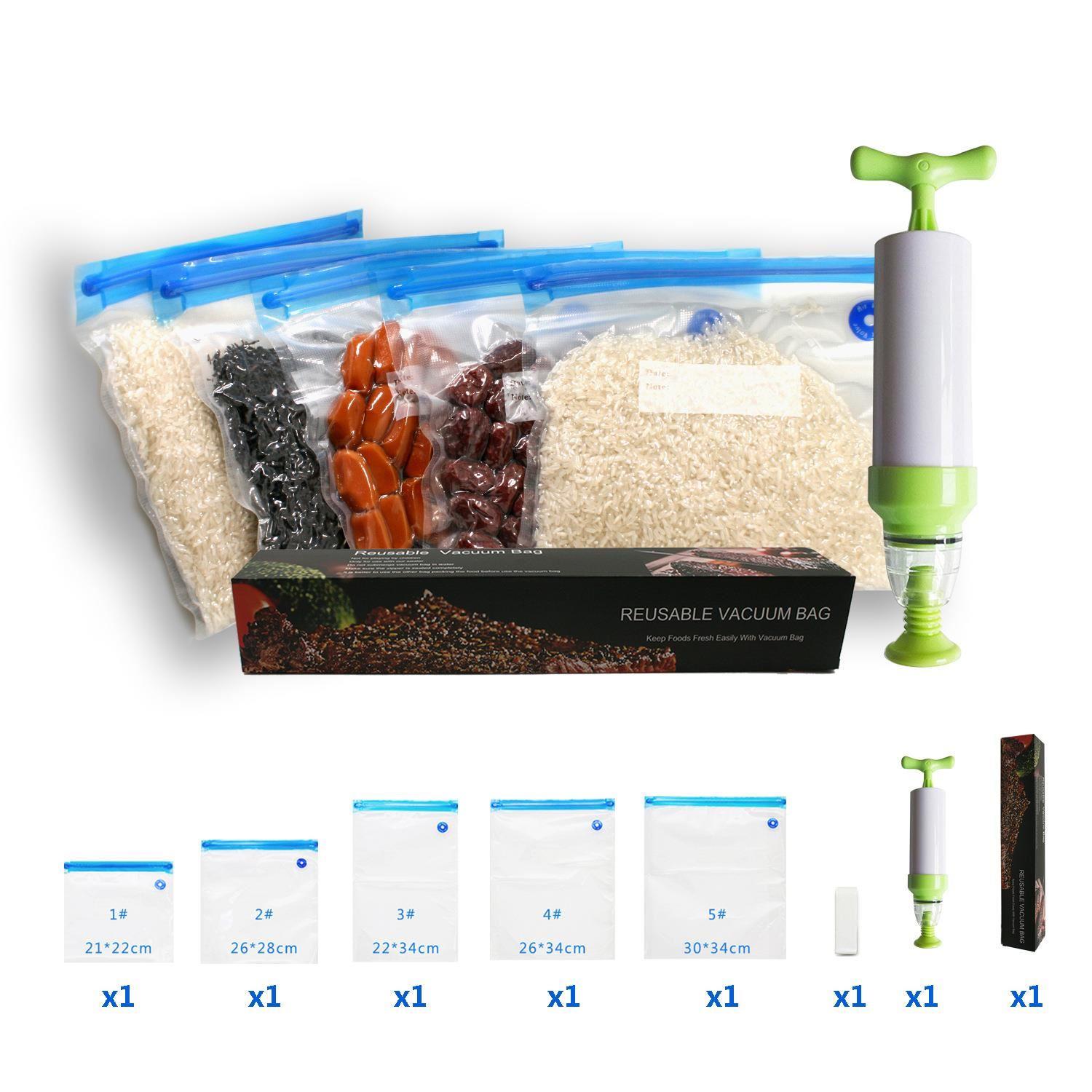 food vacuum storage bag big plastic sealing nuts small snack