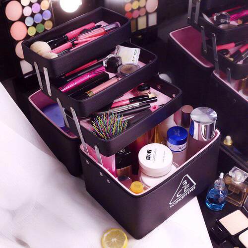 multi layer lo make-up box hand-held household large alu