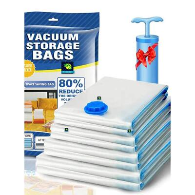 10PCS vacuum storage bag gift airtight pump compression bag