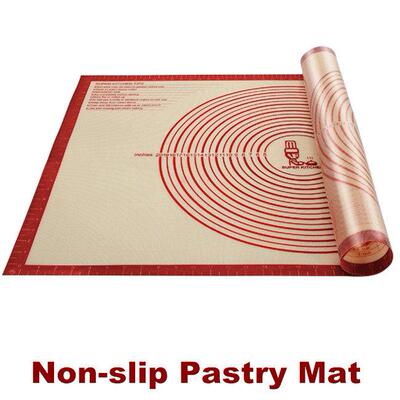 Silicone Pastry Mat Baking Kneading Rolling Mat Cookie Sheet