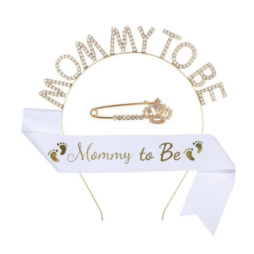 New 3pcs/set Baby Shower Mommy To Be Birthday Party Headband