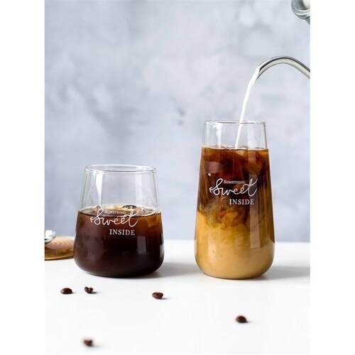 espresso cup double glass insulated italian latte mocha