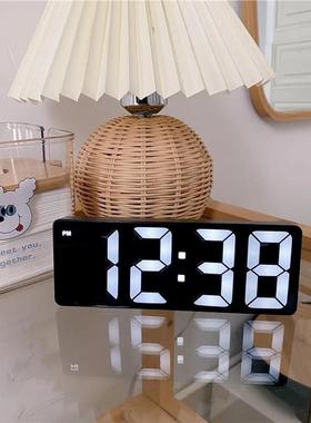 Smart LED Clock Bedside Digital Alarm Clocks Desktop Table E