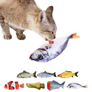 Cat Toy Resistant 1pc Bite Creative Shape Dorakitten Fish