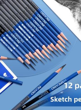 drawing pencil铅笔picasso sketch pencils set 2b8b12b9b6b素描
