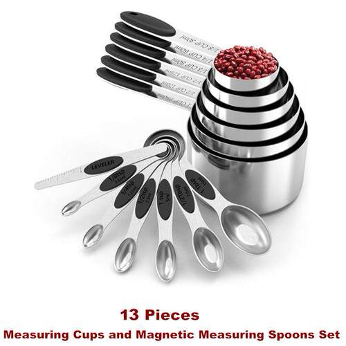 Measuring Cups Magnetic Measuring Spoons Set Baking Cooking