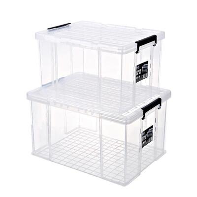 Storage box plastic box transparent dormitory organize boxes