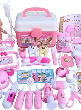 儿童玩具Children doctor toy girl boy medical box injection.