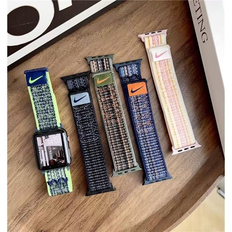 适用苹果手表带尼龙编织表带
