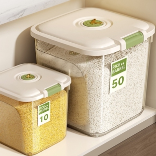 日本食品级米桶家用密封防虫防潮2026新款米缸杂粮收纳面粉储存罐