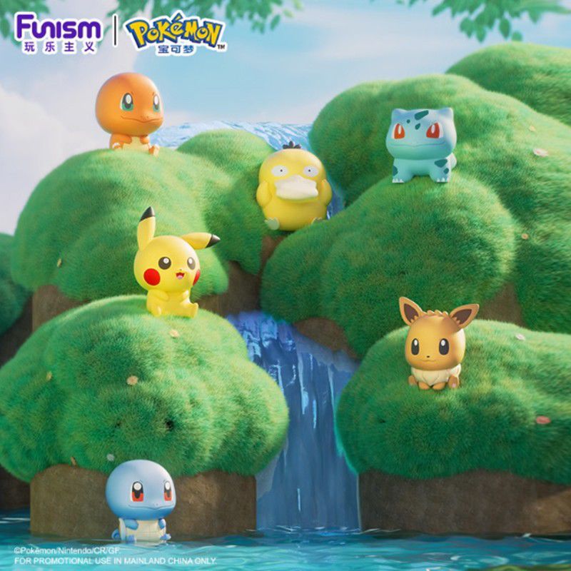 宝可梦手办皮卡丘小小奇遇桌面工位小摆件仙子伊布