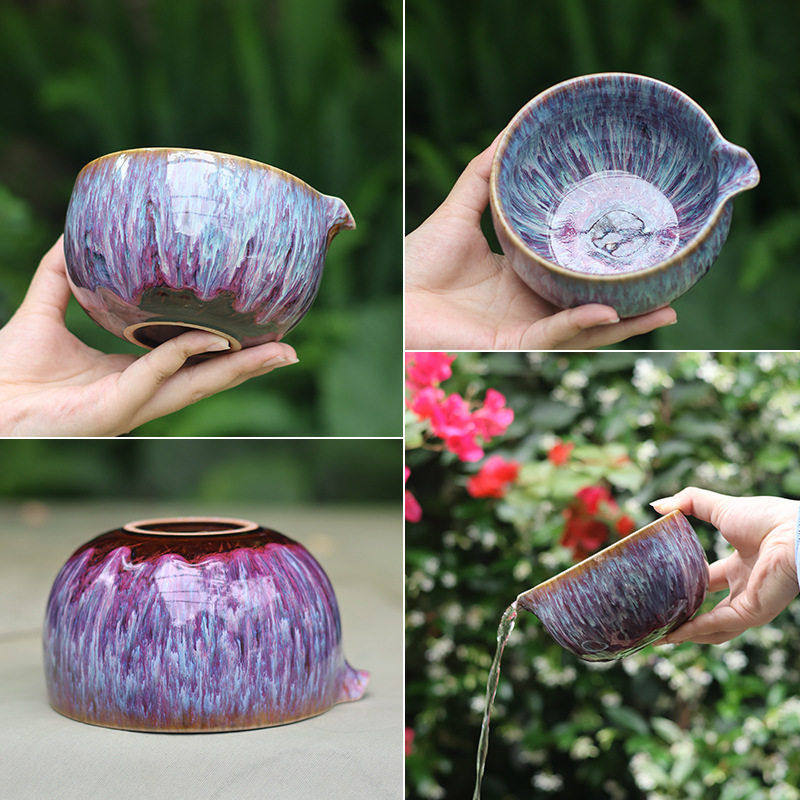 窑变流釉紫气东来抹茶碗套装 茶筅立抹茶刷百本立宋点茶道摆件,餐饮具,整套茶具,淘宝优惠券,粉丝福利购,淘宝优惠卷