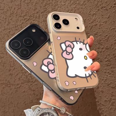 爱心探头Kitty猫适用vivoS50ProminiS30s20s19s18s17手机壳彩银磨砂X300X200S学生Y500y300Ty200y100iy78y36m