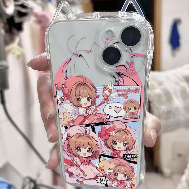 百变少女小樱适用vivoX200Pro手机壳小蛮腰猫耳朵x100S软x90x80x70x60t学生S30S20S19S18S17S16S15小红书同款