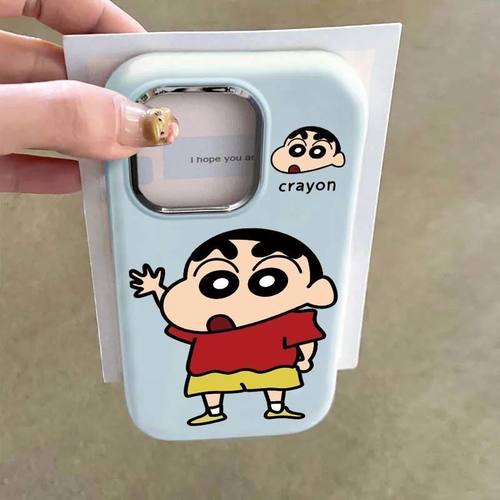 举手蜡笔小新适用OPPOReno1514手机壳胖墩K11XK12PlusK13Turbo软Findx9Pro/X8S+学生A1A3A5活力版A6GTA58A97