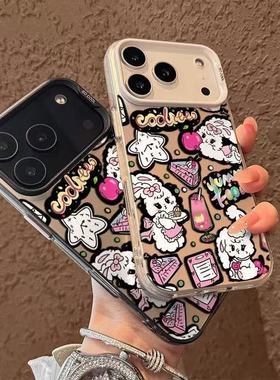 少女心甜品兔适用一加ACE6T/5至尊版手机壳一加1513T12/11R彩银磨砂ACE5竞速版学生OnePlusACE3V/2Pro保护套
