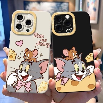 汤姆猫杰瑞鼠适用OPPOReno1514手机壳磨砂K12K13Turbo软FindX9Pro/X8S+x7Ultra学生A1A3A5A6GTa58a93a96a97