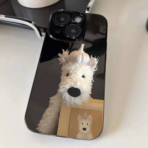 趣味可爱狗狗适用真我GTNeo3/Neo2T手机壳realme1012Pro+黑色V11V13V15V23V23V25V30t男女学生Q2Q3iQ5狂欢版