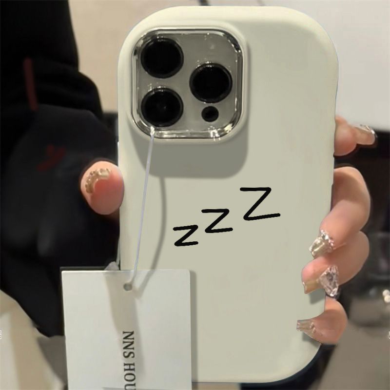 简约睡觉zZ符号适用iQOOZ9Turbo+Z8Z7手机壳iQOONeo10/9spro/8/7竞速版/6se男女情侣u3xu5e爱酷iQOO13/12/11S