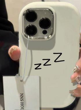 简约睡觉zZ符号适用OPPOReno131211109手机壳Findx8pro/x7ultra软A3活力版A2a55a58xa93a96a97男女K11K12Plus
