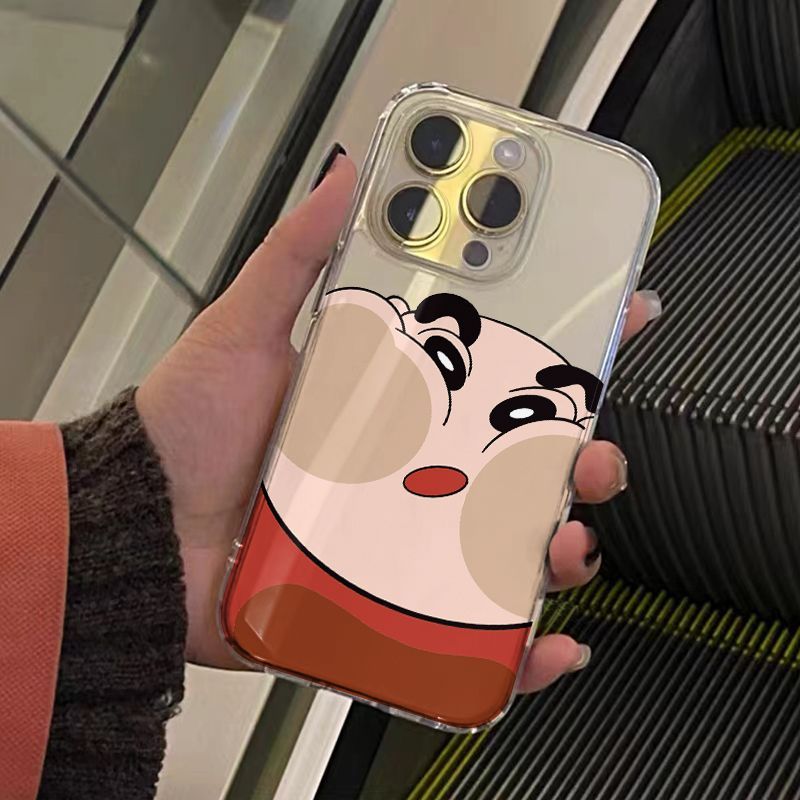 贴脸蜡笔小新适用vivoY500y300y200iy100y93sy85y78y36m手机壳透明S30Prominis19s18s17t学生X300x200x100S