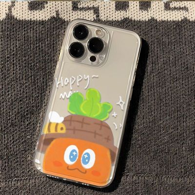 趣味可爱胡萝卜适用真我GTNeo3/Neo2T手机壳GT7Pro透明realme1213Pro+V11V13V25V30tV50sV60学生Q3iQ5狂欢版