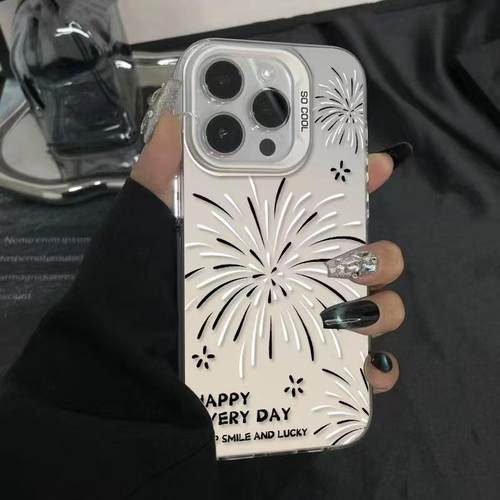 简约开心烟花适用荣耀Power畅玩60/70Plus手机壳4003002001009080彩银Magic8学生x70ix30x40GTx50i+Play78T9T