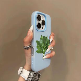 小众创意好运柚子叶适用vivoS50S30Prominis19s18s17s16s15手机壳双层二合一X300X200X100Sx90x80x70学生T1x